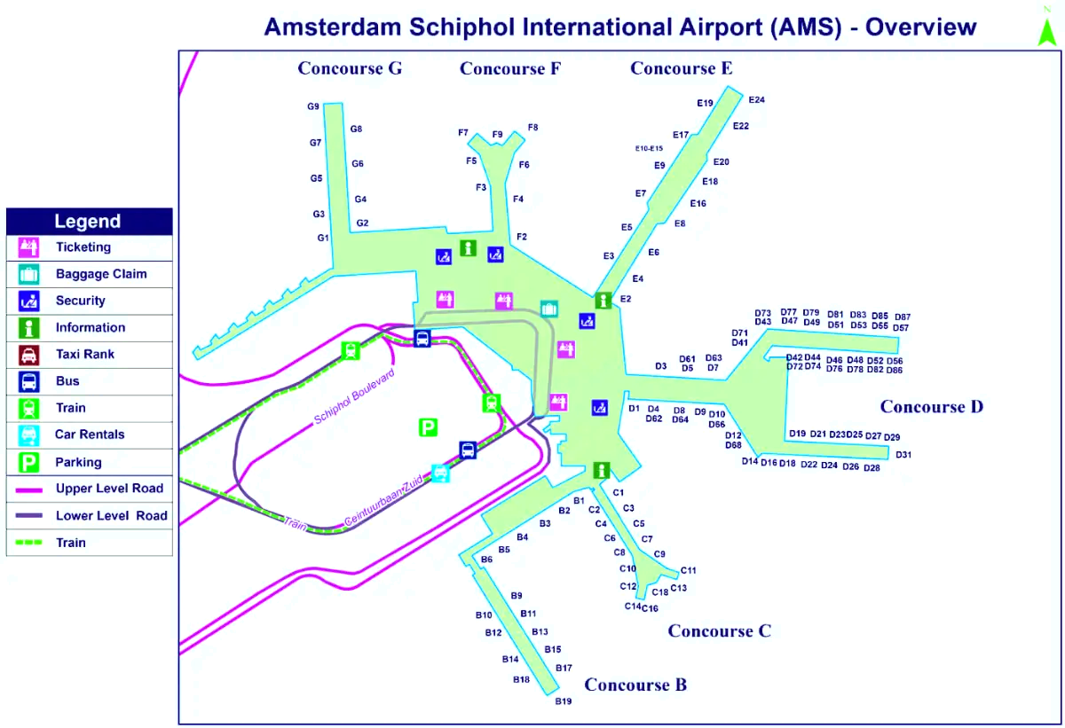 Lotnisko Amsterdam Schiphol