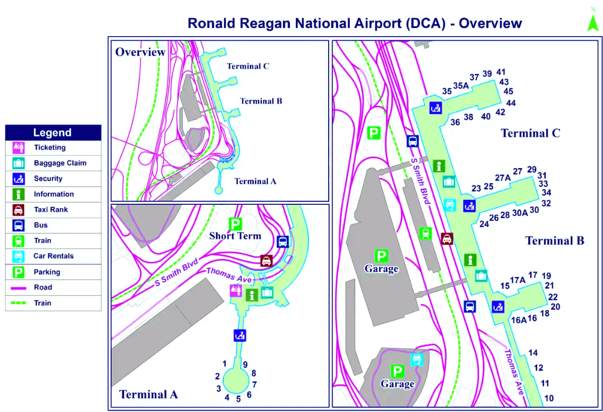 Krajowy port lotniczy Ronalda Reagana w Waszyngtonie