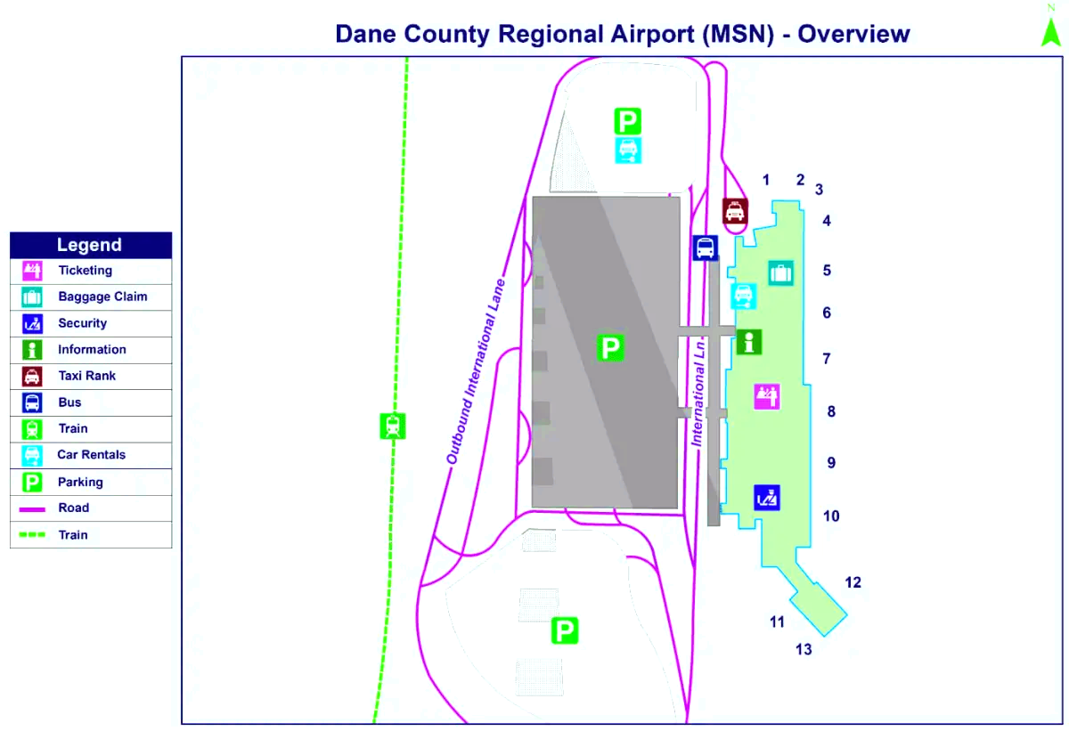 Regionalny port lotniczy hrabstwa Dane