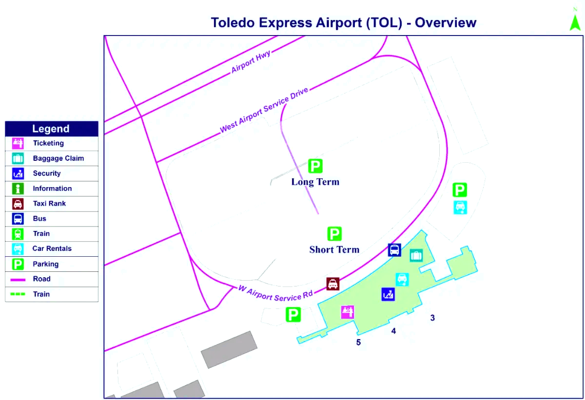 Lotnisko Toledo Express
